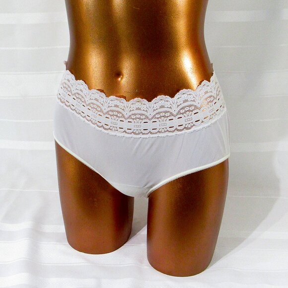 Olga Lacy Vintage Panties 7/L - Picture 4 of 9